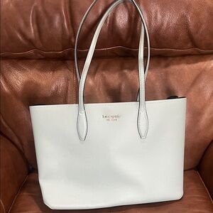 kate spade Tote Bag in light blue with yellow change purse
